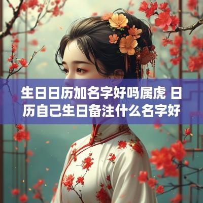 生日日历加名字好吗属虎 日历自己生日备注什么名字好