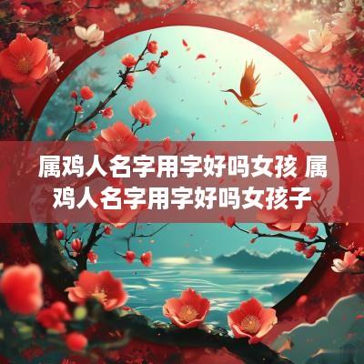 属鸡人名字用字好吗女孩 属鸡人名字用字好吗女孩子