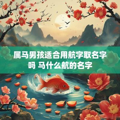 属马男孩适合用航字取名字吗 马什么航的名字