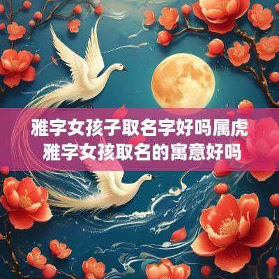 雅字女孩子取名字好吗属虎 雅字女孩取名的寓意好吗