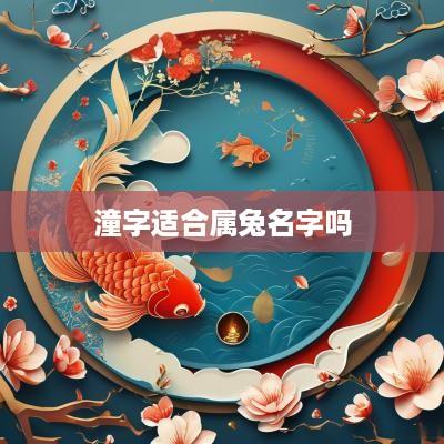 潼字适合属兔名字吗