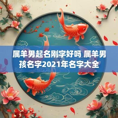属羊男起名刚字好吗 属羊男孩名字2025年名字大全