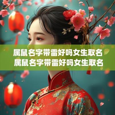 属鼠名字带雷好吗女生取名 属鼠名字带雷好吗女生取名叫什么