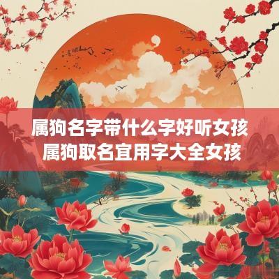 属狗名字带什么字好听女孩 属狗取名宜用字大全女孩