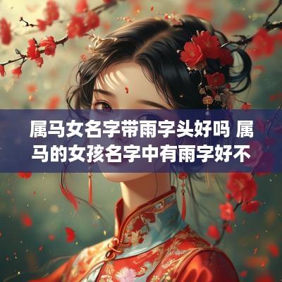 属马女名字带雨字头好吗 属马的女孩名字中有雨字好不好