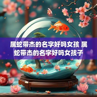 属蛇带杰的名字好吗女孩 属蛇带杰的名字好吗女孩子