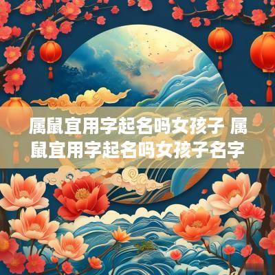 属鼠宜用字起名吗女孩子 属鼠宜用字起名吗女孩子名字