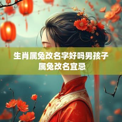 生肖属兔改名字好吗男孩子 属兔改名宜忌