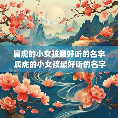 属虎的小女孩最好听的名字 属虎的小女孩最好听的名字大全