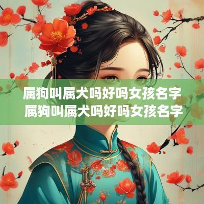 属狗叫属犬吗好吗女孩名字 属狗叫属犬吗好吗女孩名字叫什么