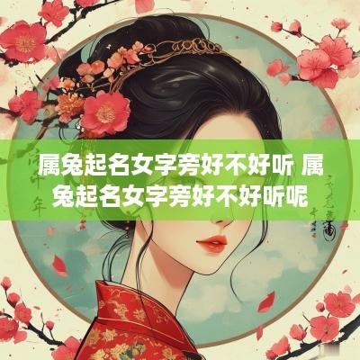 属兔起名女字旁好不好听 属兔起名女字旁好不好听呢