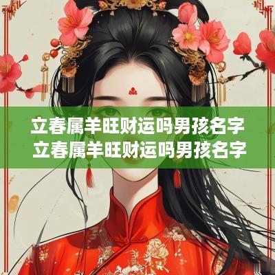 立春属羊旺财运吗男孩名字 立春属羊旺财运吗男孩名字怎么取
