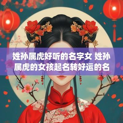 姓孙属虎好听的名字女 姓孙属虎的女孩起名转好运的名字