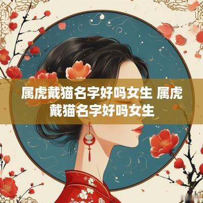 属虎戴猫名字好吗女生 属虎戴猫名字好吗女生