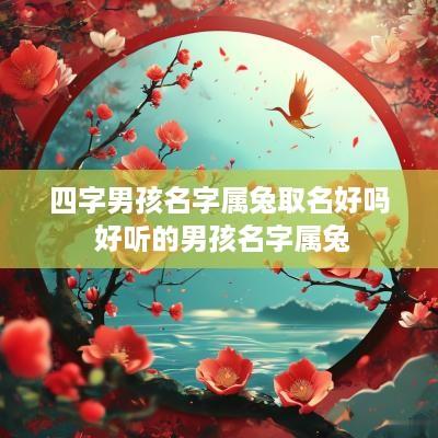 四字男孩名字属兔取名好吗 好听的男孩名字属兔