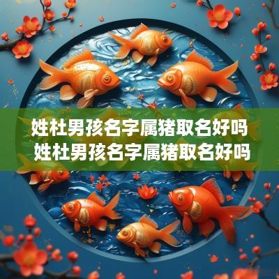 姓杜男孩名字属猪取名好吗 姓杜男孩名字属猪取名好吗