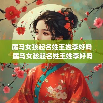 属马女孩起名姓王姓李好吗 属马女孩起名姓王姓李好吗