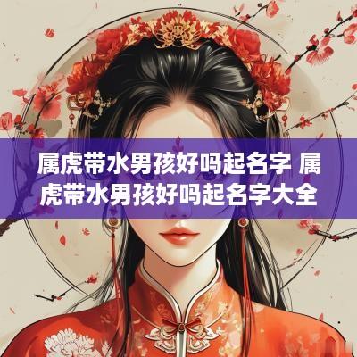 属虎带水男孩好吗起名字 属虎带水男孩好吗起名字大全