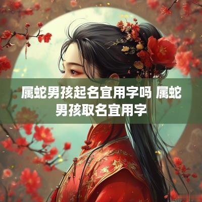 属蛇男孩起名宜用字吗 属蛇男孩取名宜用字