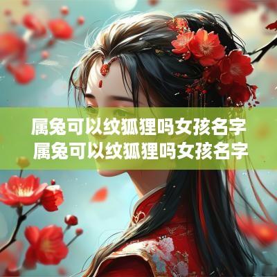 属兔可以纹狐狸吗女孩名字 属兔可以纹狐狸吗女孩名字大全