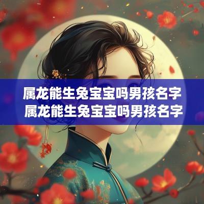属龙能生兔宝宝吗男孩名字 属龙能生兔宝宝吗男孩名字叫什么