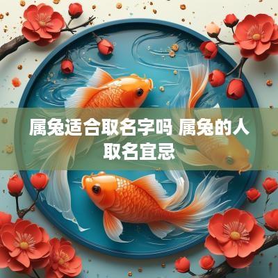 属兔适合取名字吗 属兔的人取名宜忌