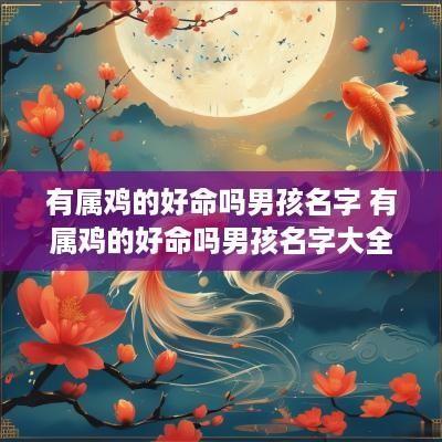 有属鸡的好命吗男孩名字 有属鸡的好命吗男孩名字大全