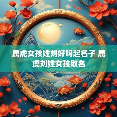 属虎女孩姓刘好吗起名子 属虎刘姓女孩取名