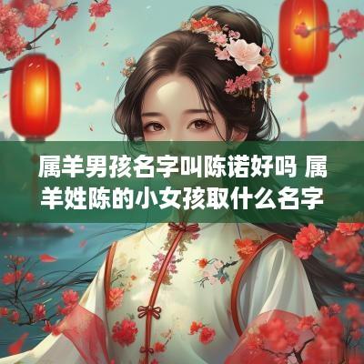 属羊男孩名字叫陈诺好吗 属羊姓陈的小女孩取什么名字