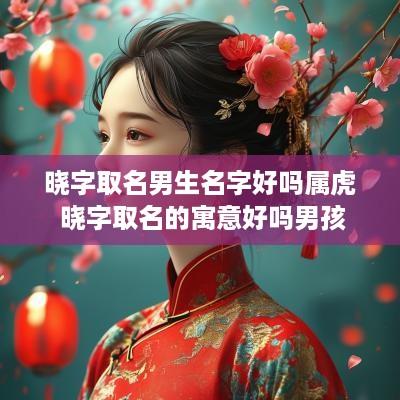 晓字取名男生名字好吗属虎 晓字取名的寓意好吗男孩