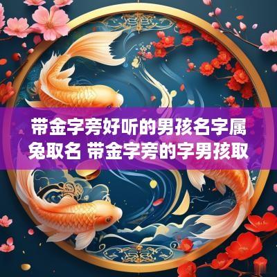 带金字旁好听的男孩名字属兔取名 带金字旁的字男孩取名蛇年