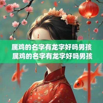 属鸡的名字有龙字好吗男孩 属鸡的名字有龙字好吗男孩子