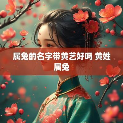 属兔的名字带黄艺好吗 黄姓属兔