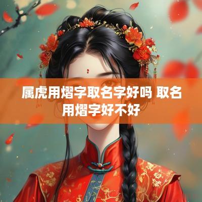 属虎用熠字取名字好吗 取名用熠字好不好