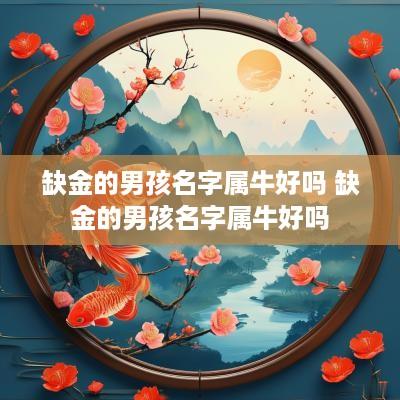 缺金的男孩名字属牛好吗 缺金的男孩名字属牛好吗