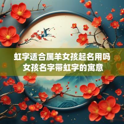 虹字适合属羊女孩起名用吗 女孩名字带虹字的寓意