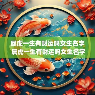 属虎一生有财运吗女生名字 属虎一生有财运吗女生名字大全