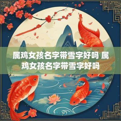 属鸡女孩名字带雪字好吗 属鸡女孩名字带雪字好吗