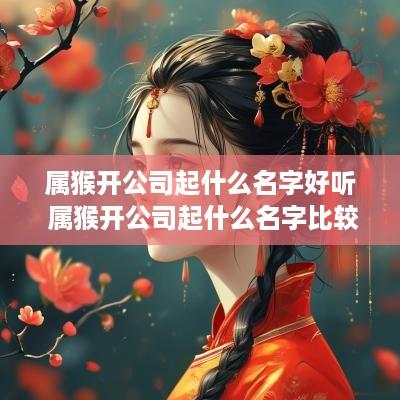 属猴开公司起什么名字好听 属猴开公司起什么名字比较好