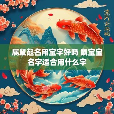 属鼠起名用宝字好吗 鼠宝宝名字适合用什么字