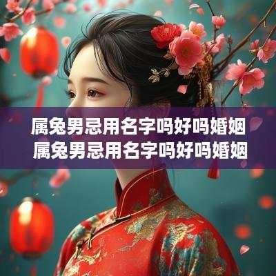 属兔男忌用名字吗好吗婚姻 属兔男忌用名字吗好吗婚姻怎么样
