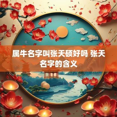 属牛名字叫张天硕好吗 张天名字的含义 属牛名字叫张天硕好吗 张天名字的含义