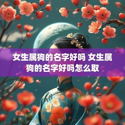 女生属狗的名字好吗 女生属狗的名字好吗怎么取