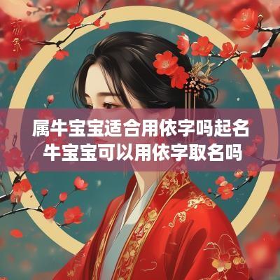 属牛宝宝适合用依字吗起名 牛宝宝可以用依字取名吗
