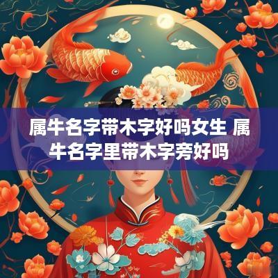 属牛名字带木字好吗女生 属牛名字里带木字旁好吗