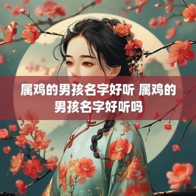 属鸡的男孩名字好听 属鸡的男孩名字好听吗