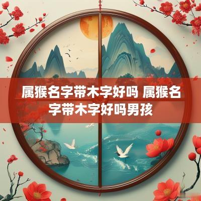 属猴名字带木字好吗 属猴名字带木字好吗男孩
