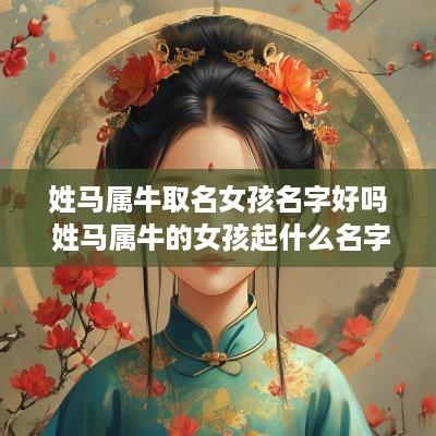 姓马属牛取名女孩名字好吗 姓马属牛的女孩起什么名字