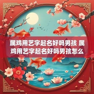 属鸡用艺字起名好吗男孩 属鸡用艺字起名好吗男孩怎么取