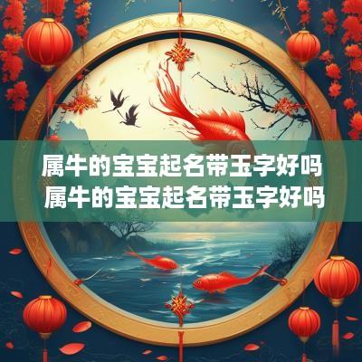 属牛的宝宝起名带玉字好吗 属牛的宝宝起名带玉字好吗男孩